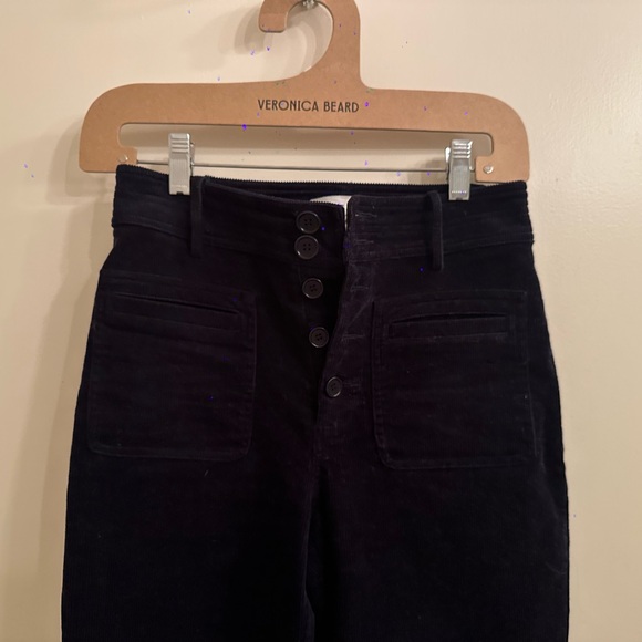 Apiece Apart Slim Marston Corduroy Pants Size 0 Midnight - Picture 6 of 10